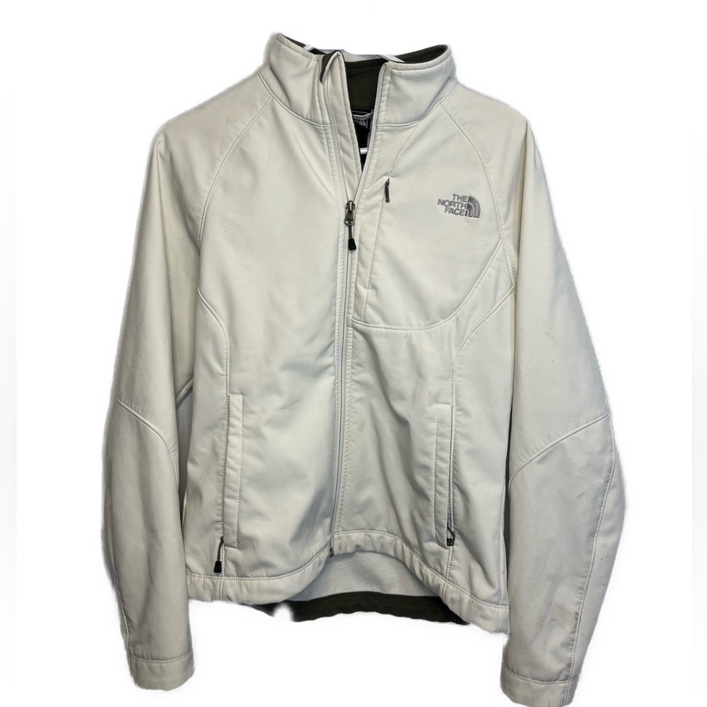 The North Face Apex Wind Resistant Jacket Off White Sz S